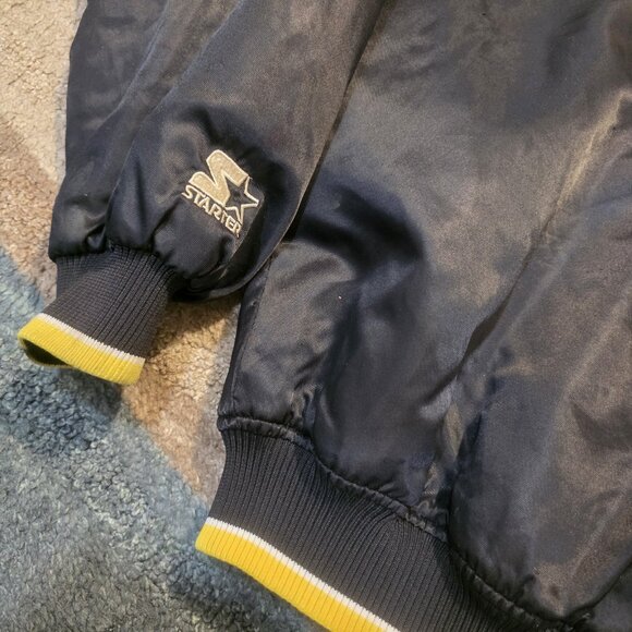 VTG 90's Starter Diamond Collection Pittsburgh Pirates MLB Satin Jacket Men’s S - Picture 7 of 11